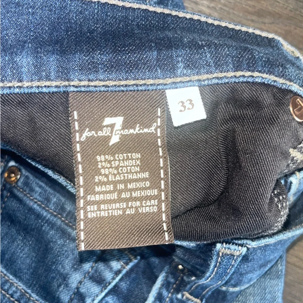 7 For All Mankind Carsen Standard Straight Jeans – Men’s 33 - Picture 5 of 5
